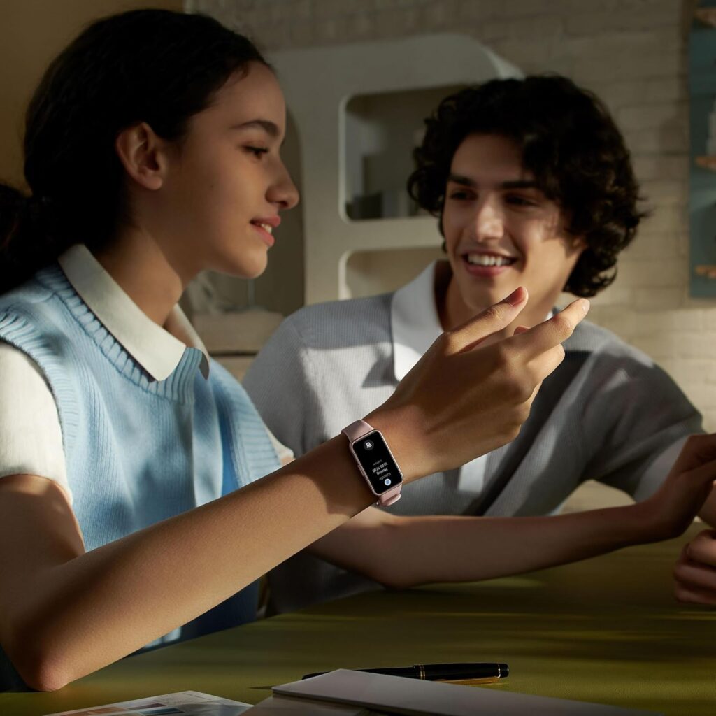 HUAWEI Band 8 Smart Watch, Ultra-thin Design, Scientific Sleeping Tracking, 2-week battery life, Compatible with Android  iOS, 24/7 Health Management, Black