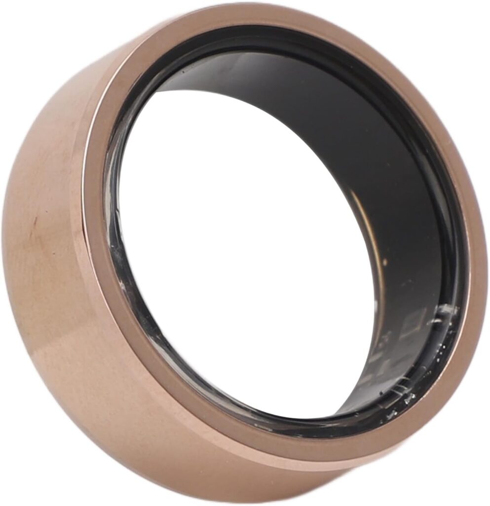 Fitness Tracker Smart Ring, Wearable Smart Ring Sleep Monitoring Rechargeable IP68 Waterproof with APP for Women for Christmas Gift