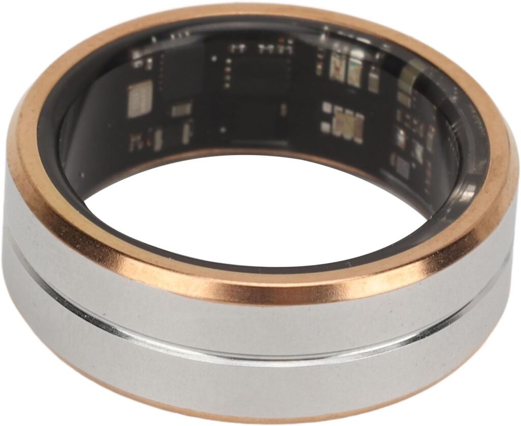 Headerbs Smart Ring Fitness Tracker, Smart Health Ring Step Counting Sleep Monitoring for Mens Birthday Gift (No. 10)