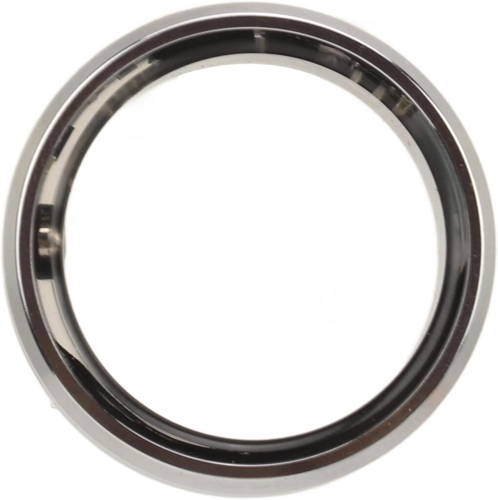 Bewinner Smart Health Ring, IP68 Waterproof Ceramic Ring, Universal Wearable Health for Sleep Monitoring Step Counting, Fitness BT Connection for Mobile Phone (No. 10)