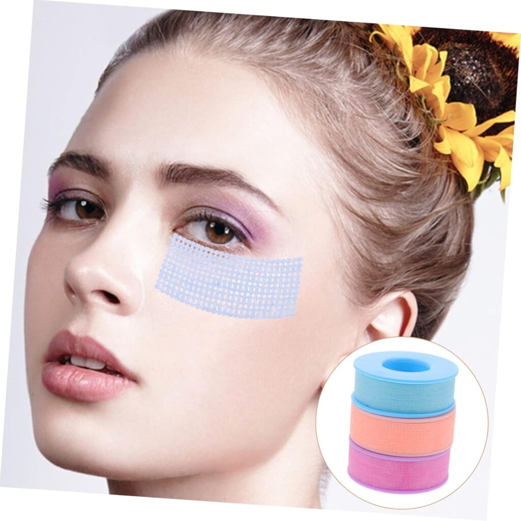 FOMIYES 12 Rolls Eyelash Tape Lash Tech Must Haves Lashes Tool Eyelash Tool Lids Eyelid Tape Gadgets Women Strips Band Eye Lash Tape Adhesive Fabric Lash Tapes Lash Tale Non-woven Fabric
