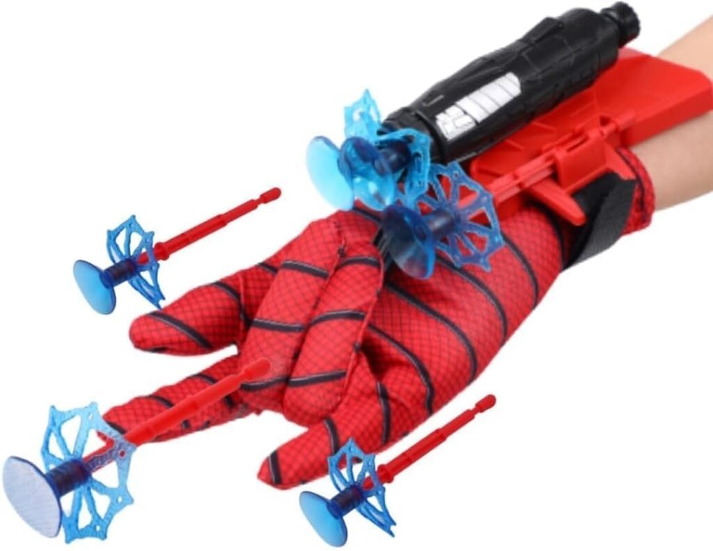 TECH LOGO ELECTRONICS Spider Web Shooters Toy for Kids Fans, Hero Launcher Wrist Toy,Cosplay Launcher Bracers Accessories,Sticky Wall Soft Funny Childrens Educational Toys (Pack of 1)