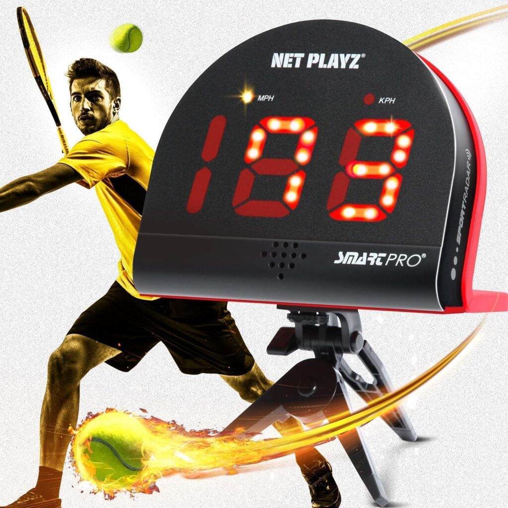 TGU Tennis Gifts - Tennis Radar Guns Speed Sensors (Hands-Free) - Measure Serve, Racquet  Ball Speed | Training Aids, High Tech Gadget  Gear, Black (NIS022132027)