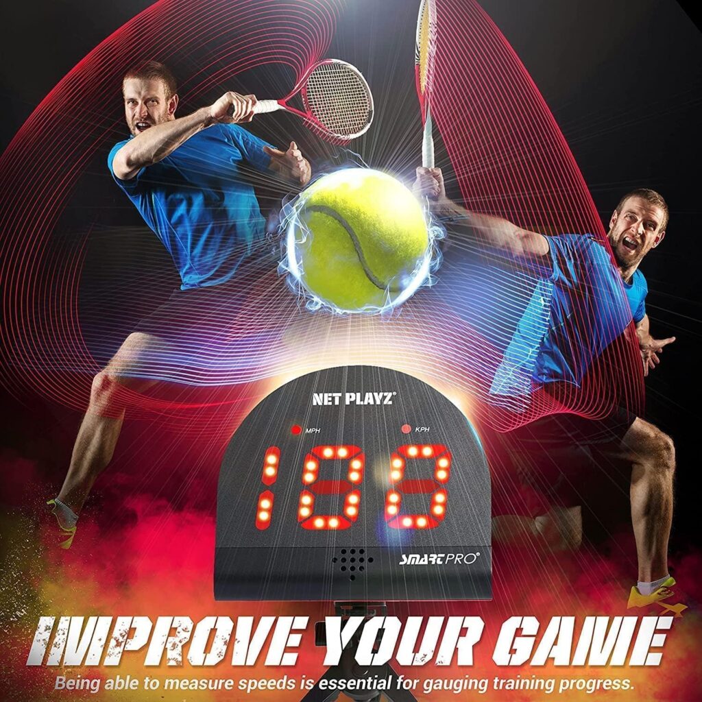 TGU Tennis Gifts - Tennis Radar Guns Speed Sensors (Hands-Free) - Measure Serve, Racquet  Ball Speed | Training Aids, High Tech Gadget  Gear, Black (NIS022132027)