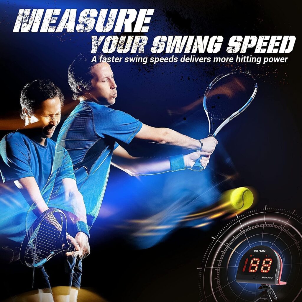 TGU Tennis Gifts - Tennis Radar Guns Speed Sensors (Hands-Free) - Measure Serve, Racquet  Ball Speed | Training Aids, High Tech Gadget  Gear, Black (NIS022132027)
